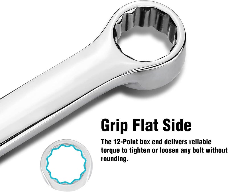 DURATECH 13mm Extra Long Ratcheting Wrench, Metric, CR-V Steel - Image 4